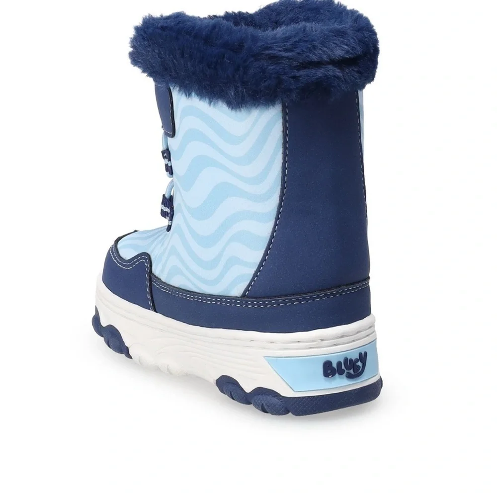 Boys Blue Kids Snow Boots